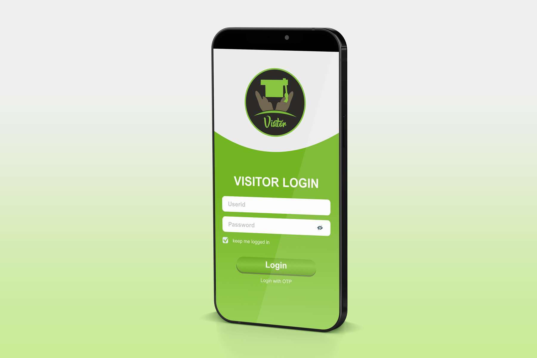 SWEEDU Visitor App Login Screen