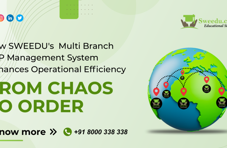 How SWEEDU’s  Multi Branch ERP Management System Enhances Operational Efficiency:  From Chaos to Order